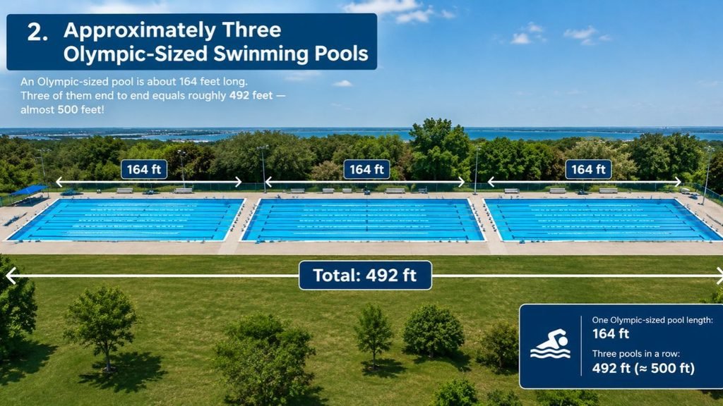 Three Olympic-Sized Swimming Pools
